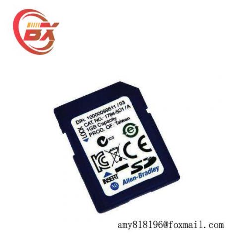 Allen Bradley 1784-SD1/A Secure Digital Memory Card for Industrial Control Systems