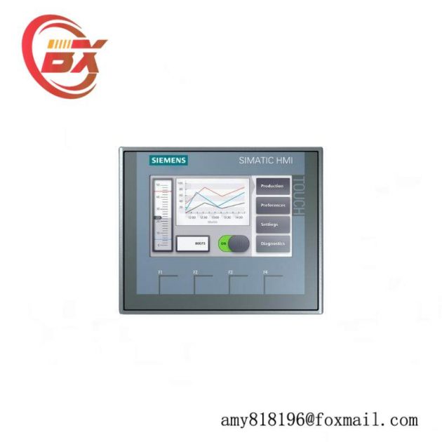 SIEMENS SIMATIC HMI 6AV2123-2DB03-0AX0 Basic Panel, Key/Touch Operation, 4" TFT Display, 65536 Colors, PROFIBUS Interface