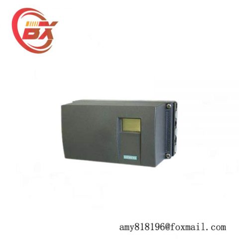SIEMENS 6DR52100EG000AA0 Electropneumatic Positioner: Precision Control for Industrial Automation