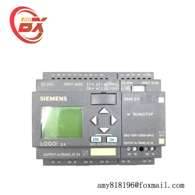 SIEMENS 6ED1-052 CC00-0BA5 LOGIC MODULE WITH DISPLAY