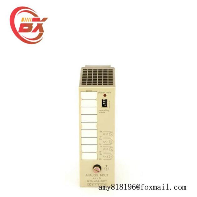 SIEMENS 6ES5464-8MB11 Analog Input Module: For Precise Control in Industrial Automation