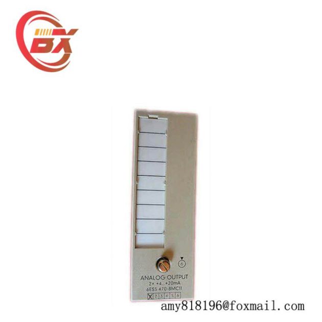 SIEMENS 6ES5470-8MC11 Analog Output Module - High-Precision Control for Industrial Automation