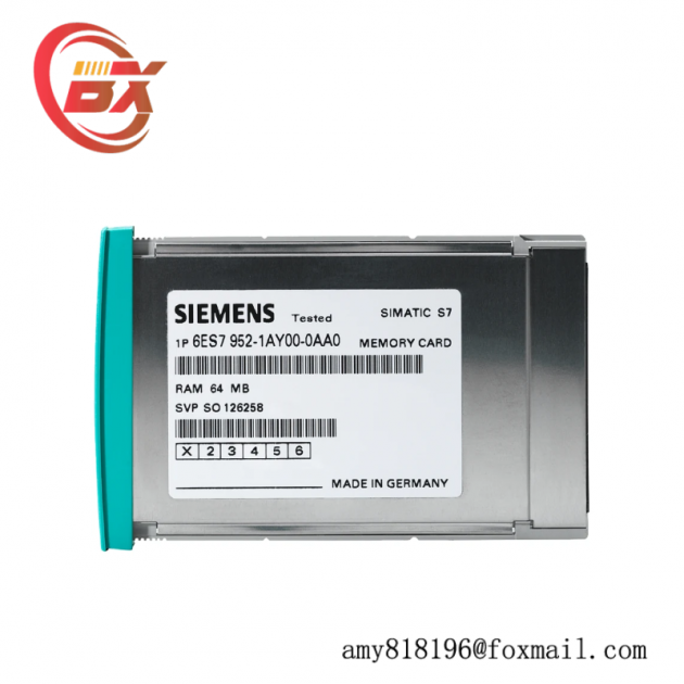 SIEMENS S7 Memory Card 6ES7952-0KH00-0AA0 for Industrial Control Systems