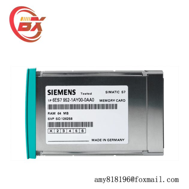 Siemens 6ES7952-1KL00-0AA0 Memory Card, Industrial Control Module