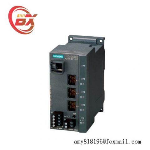 Siemens Scalance X201-3PIRT PRO; Managed IE IRT Switch, Protection Class IP65/67