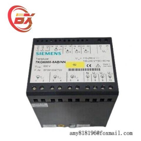 Siemens 7KG6000-8AB/LL Industrial Control Module