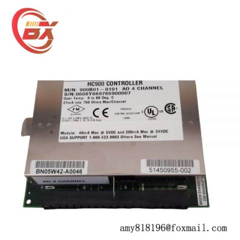 Honeywell 900A01-0101 Analog Input Module: Precision Control Solutions for Industrial Applications