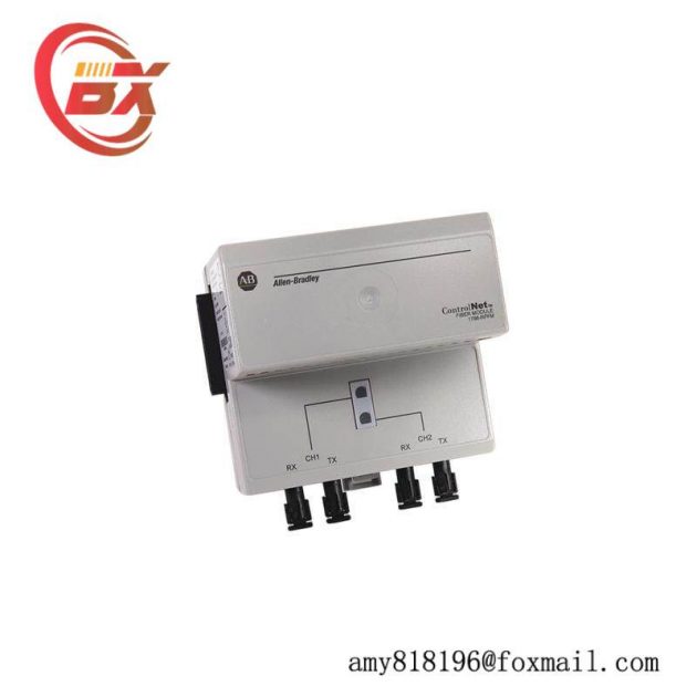 Allen-Bradley AB 1786-RPFM Dual Fiber Optic Channel, ControlNet, Industrial Networking