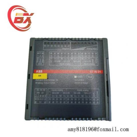 ABB PLCs, 07AI91, Analog I/O Module