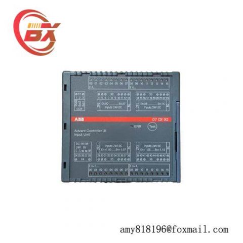 ABB 07DI92 WT92 GJR5252400R4101: Precision Control in Industrial Automation