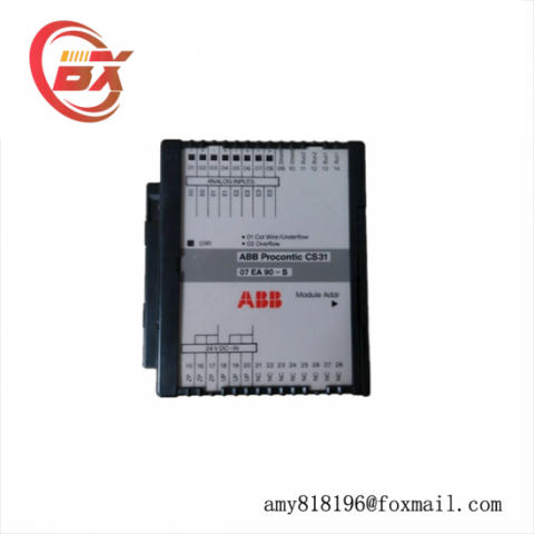 ABB 07EA90-S Analog Input Module - Precise Data Capture for Industrial Control