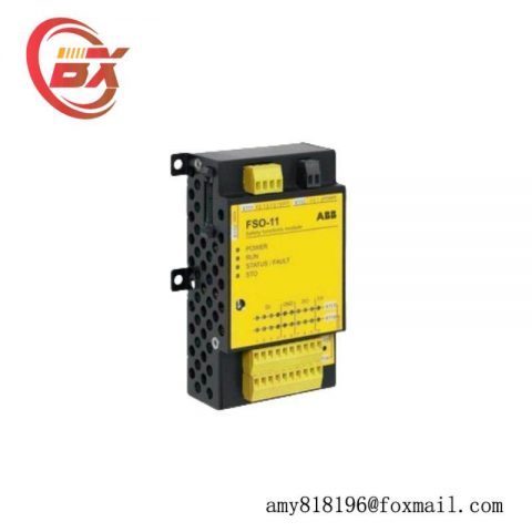 ABB FSO-11 Safety Functions Module - Enhancing Industrial Safety with Precision