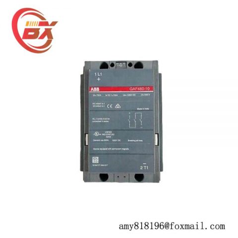 ABB GAF 460-10-11 Dc Contactors: Reliable Control Solutions for Industrial Applications