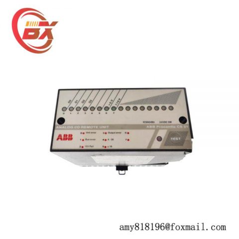 ABB ICSA04B5 ANALOG I/O REMOTE UNIT - Precision Control in Industrial Automation