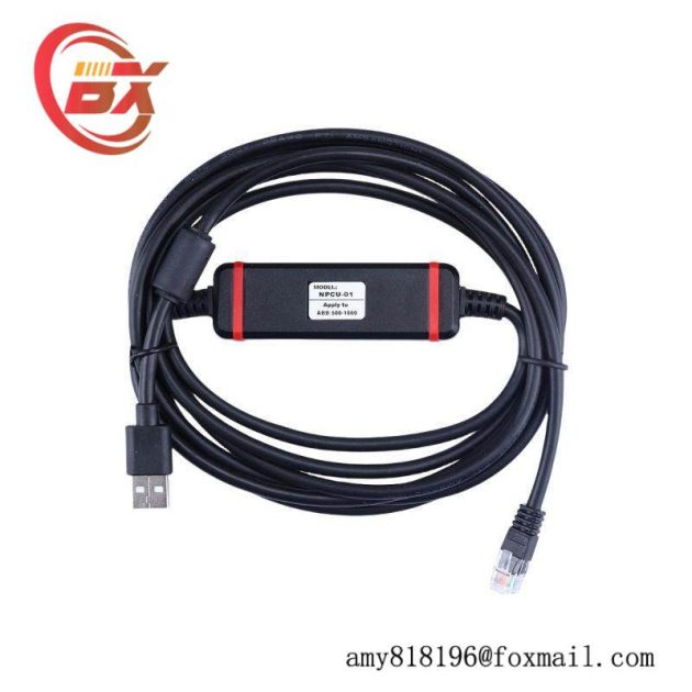 ABB NPCU-01 Debugging Cable: Professional Tool for Enhanced Device Debugging, 200 Characters or Less