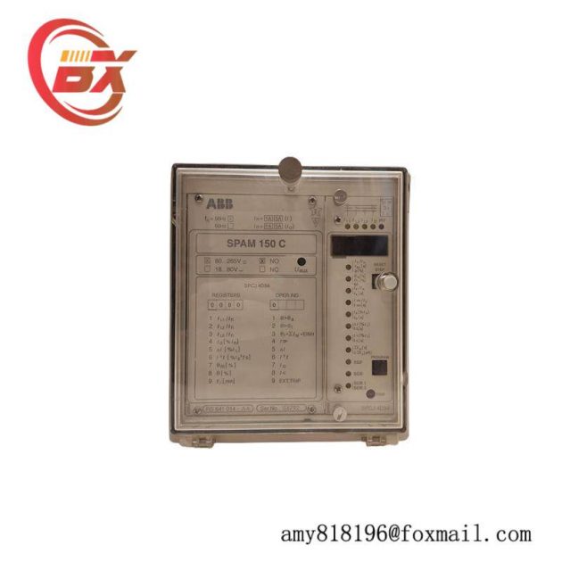 ABB SPAM-150C Motor Protection Relay, Comprehensive Safety Solution