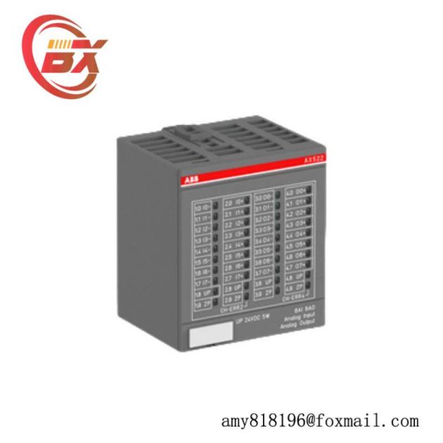 ABB AX522 8AI/8AO Power Supply Module: Advanced Control for Industrial Applications