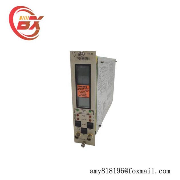 Bently Nevada 3300/50 Tachometer Module - Precision Monitoring for Industrial Automation