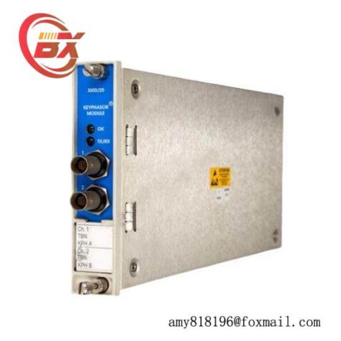 Bently Nevada 3500/25 Enhanced Keyphasor Module, High Performance for Industrial Control
