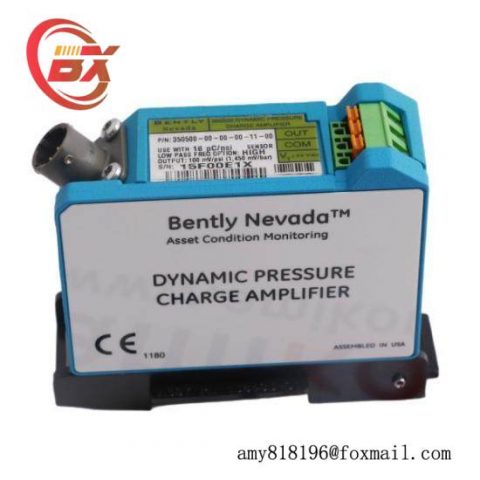 Bently Nevada 350500-00-00-00-11-00 Dynamic Pressure Charge Amplifier; Bently-Nevada