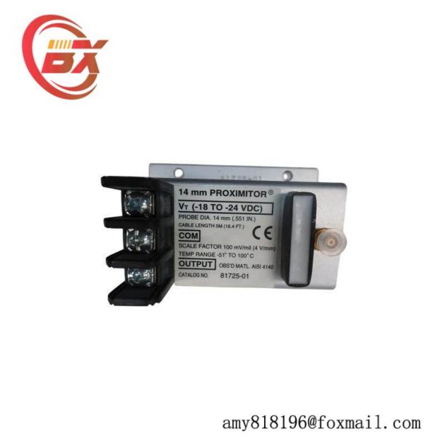 Bently Nevada 81725-01 Proximity Sensor, High Precision, Industrial Control, Automation