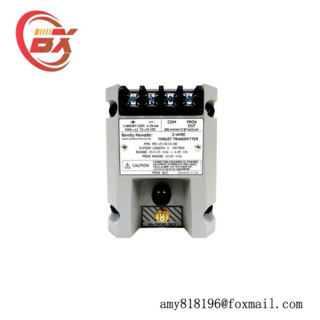 Bently Nevada 991-25-50-01-00 Thrust Transmitter - Precision Engineering for Industrial Control