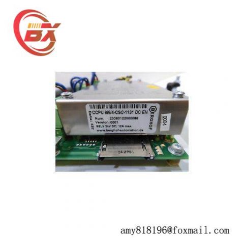 Berghof CCPU 8/8/4-CSC-1131 New: Industrial Control Module