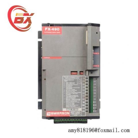 Emerson DeltaV FX490 Servo Drive - Precision Control for Industrial Automation
