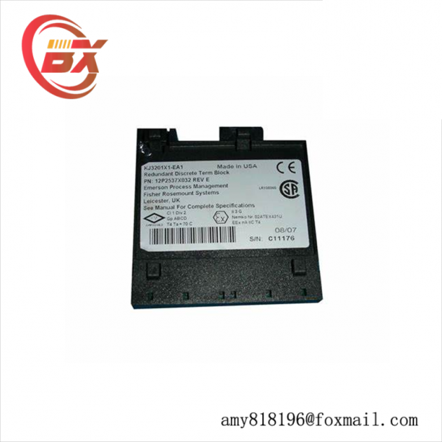 EMERSON KJ3201X1-EA1 Redundant Discrete Terminal Block - Industrial Control System Component