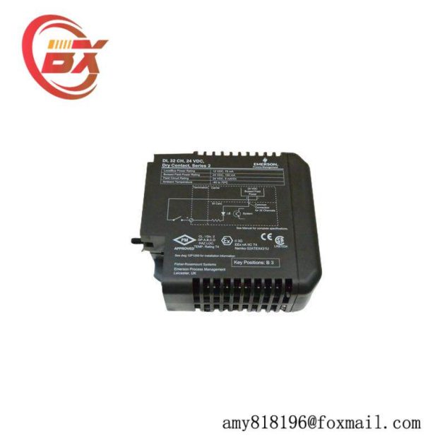EMERSON KJ3222X1-EA1 Input Module for Industrial Control Systems