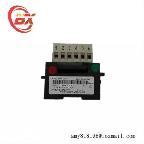 EMERSON KJ4010X1-BF1: Industrial PLC LocalBus Left Extender for Enhanced System Flexibility