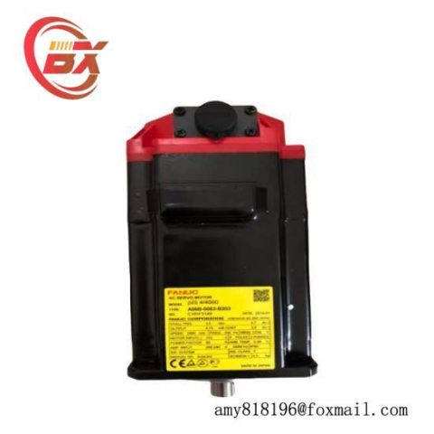 Fanuc A06B-0063-B203 AC Servo Motor, GE Module