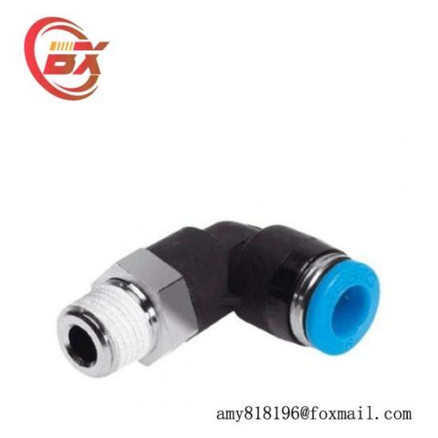 Festo QSL-1/4-10, Push-In L-Fitting, Industrial Control, Automation Components