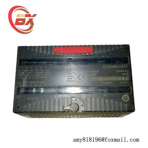 GE FANUC IC200MDL241 Discrete Input I/O Module, for Industrial Automation