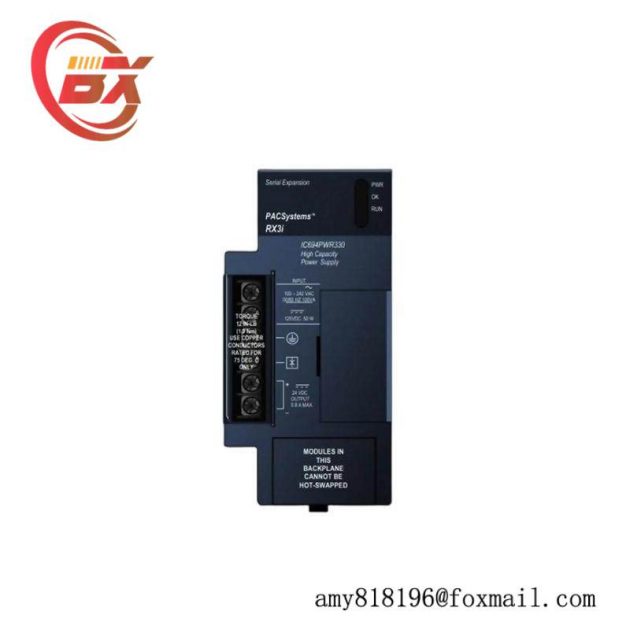 GE IC694PWR330 POWER SUPPLY: Efficient Industrial Control Module