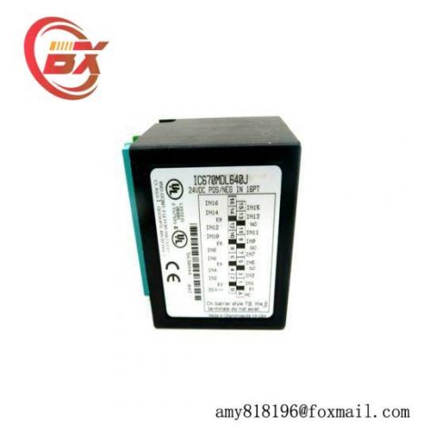 General Electric FANUC IC670MDL640J Modular Input Module