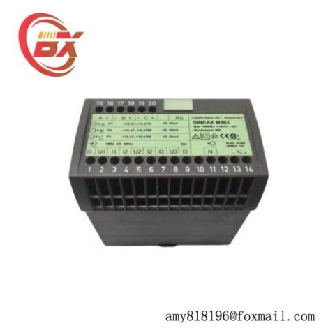 GMC SINEAX M563 Analog Output Module, Industrial Control Solutions