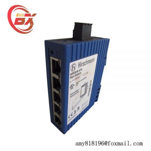 Hirschmann SPIDER 5TX Rail Switch: Unmanaged Ethernet Switch, 9.6V - 32V DC, 10/100 Mbps, 5 Ports