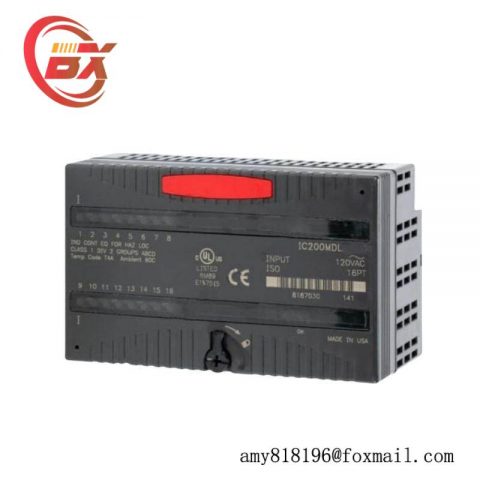 GE Industrial Control IC200MDL241 AC Input Module: 16-Point, 200 Characters