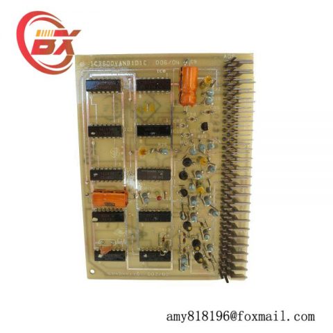 GE IC3600VANB1D1C: Advanced Control PLC Annunciator Board for Industrial Automation