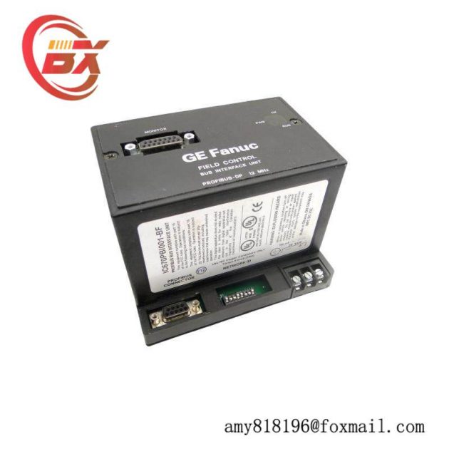 GE Fanuc IC670PBI001 - Profibus Bus Interface Unit, Industrial Control Module
