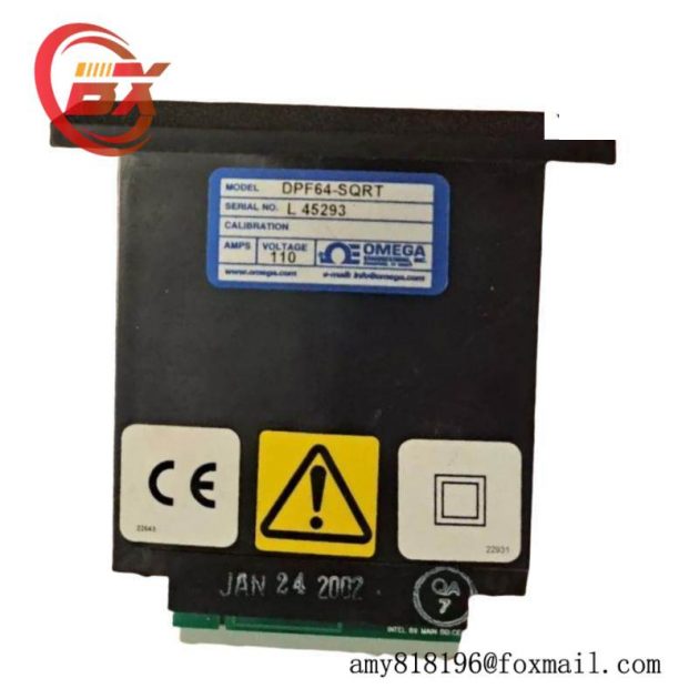 Omega DPF64-SQRT 110/220VAC Rate Meter, Precise Energy Measurement Solution