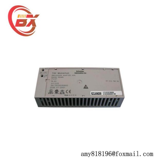 Schneider™ 171CCS78000 PLC M1/M1E Processor Adapter, Designed for Seamless Automation Integration