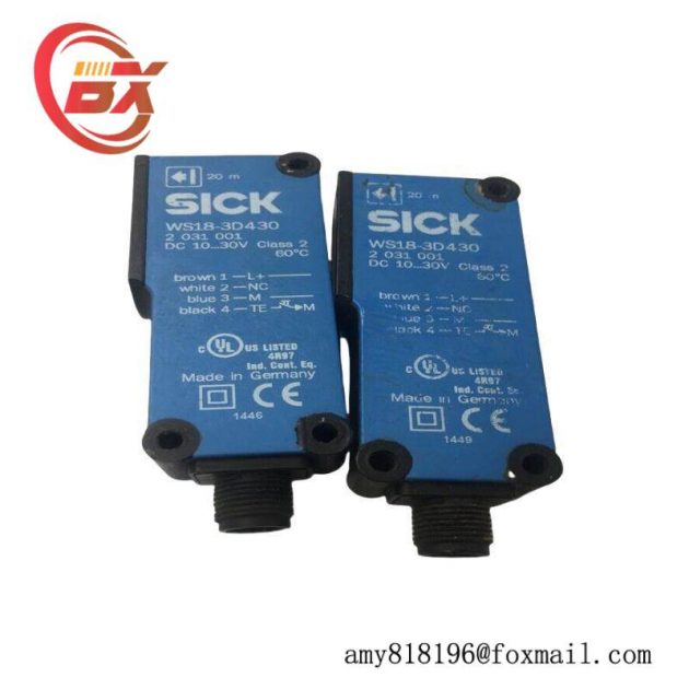 SICK WS18-3D430 3D Distance Sensor, Precision Measuring for Industrial Automation