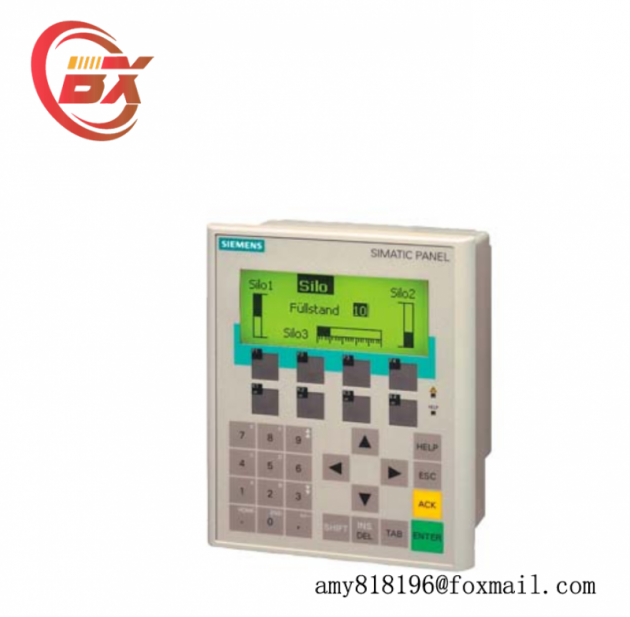 SIEMENS SIMATIC Operator Panel OP77B Backlit LC Display, 4.5" Graphic Capability, MPI-/PROFIBUS-DP Interface, Up to 12 MB Memory