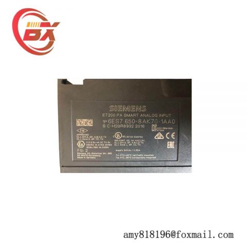 SIEMENS 6ES7650-8AK70-1AA0 Analog Input Module: Precision Control for Industrial Automation