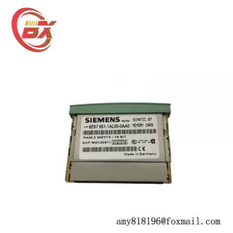Siemens Simatic S7 RAM Memory Card 6ES7951-1AL00-0AA0 for Industrial Control Solutions