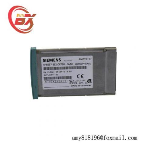 SIEMENS 6ES7952-0KF00-0AA0 Memory Card: Precision & Reliability for Industrial Automation