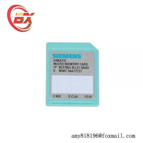 SIEMENS 6ES7953-8LL31-0AA0 Memory Module, for S7-300/C7/ET 200, 3V Flash, 64KB