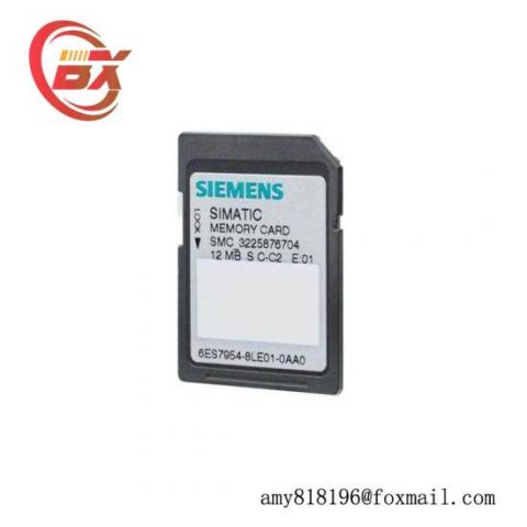 Siemens 6ES7954-8LB01-0AA0: Industrial Memory Card for Control Systems